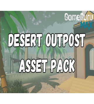 GameGuru MAX - Low Poly Asset Pack - Desert Outpost DLC Steam Key GLOBAL